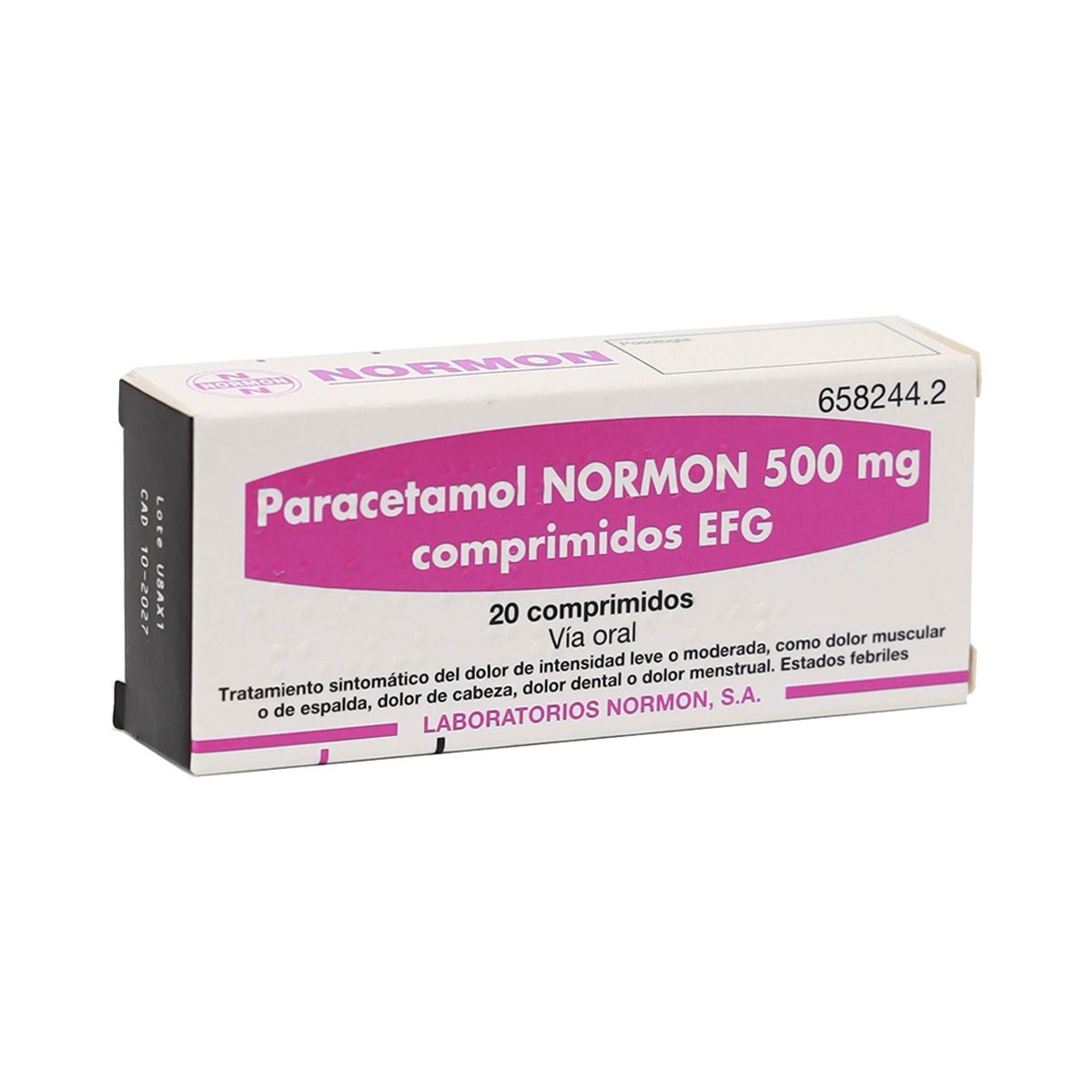 პარაცეტამოლი - Paracetamol 500მგ 20 ტაბლეტი