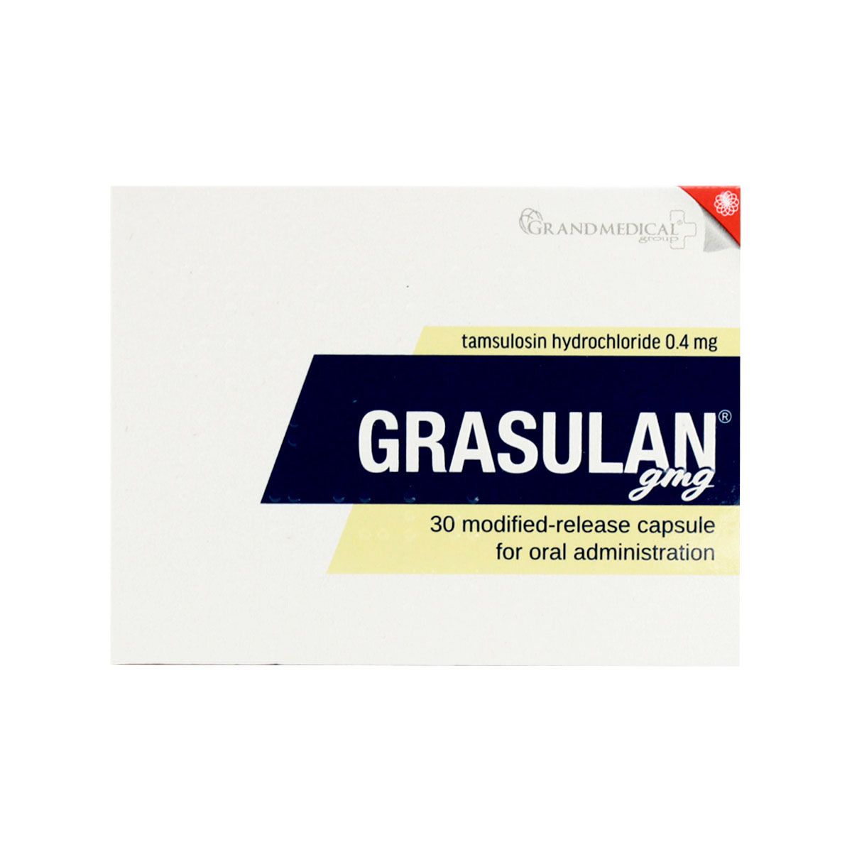 გრასულანი ჯიემჯი - Grasulan GMG 0.4მგ 30 კაფსულა