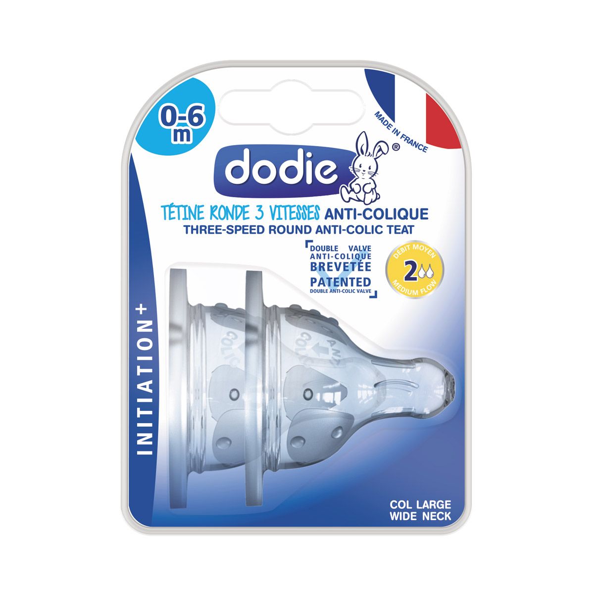საწოვარა AC ფართო ყელით 0-6 თვე N2 6354 დოძიე - DODIE