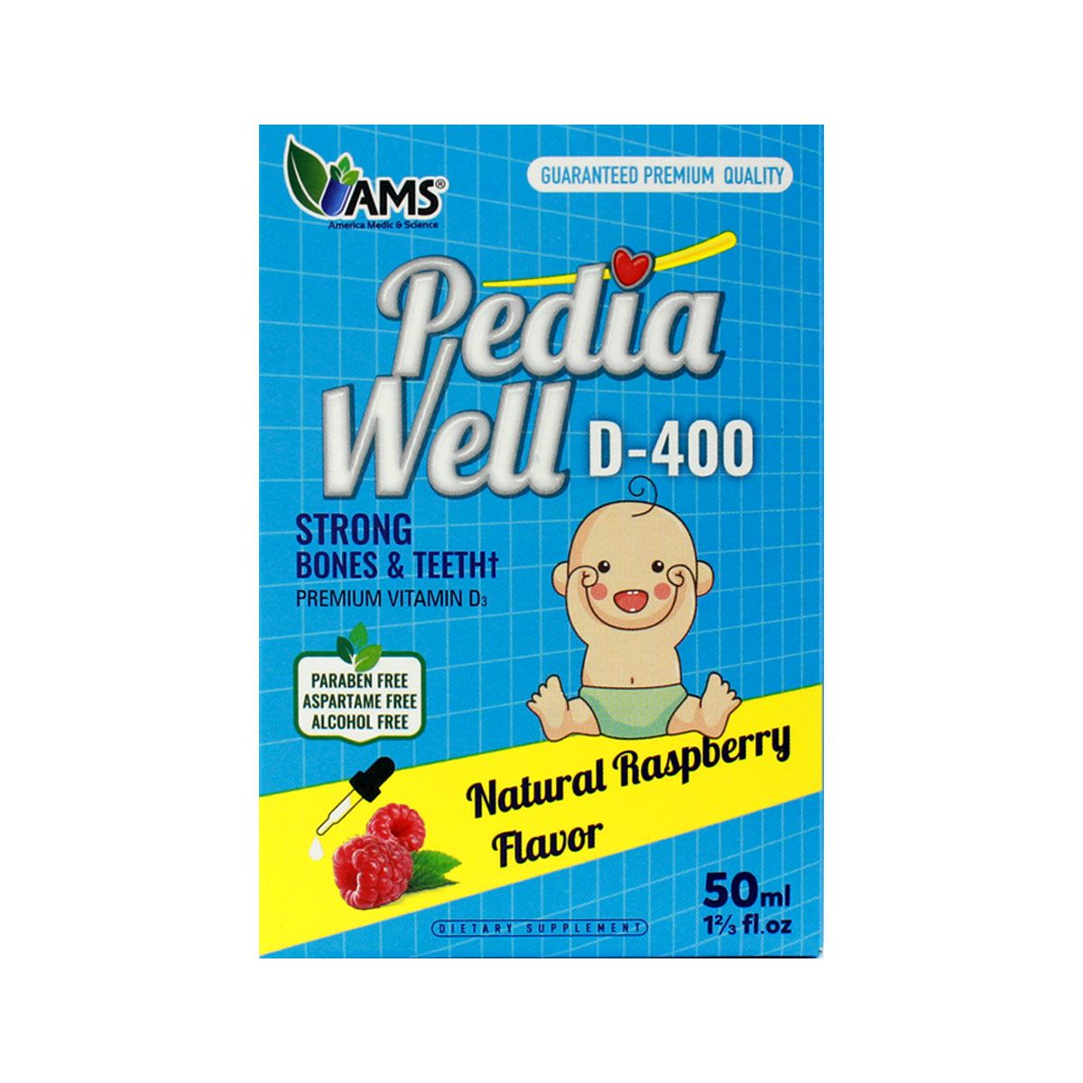 პედია ველი - Pedia Well D-400 წვეთები 50მლ