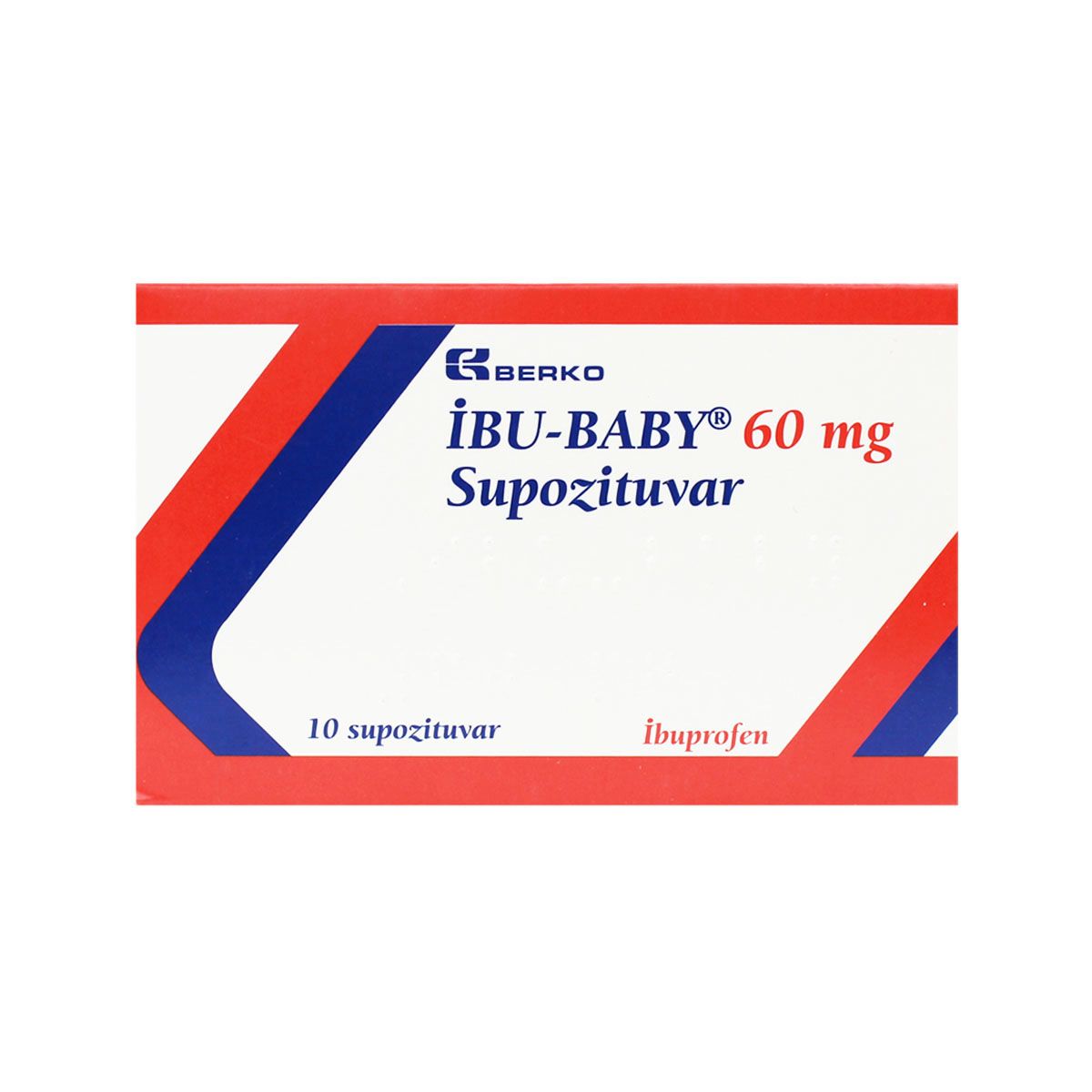 იბუ-ბეიბი - Ibu-Baby 60მგ 10 სუპოზიტორია
