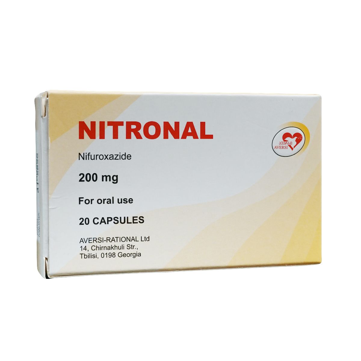 ნიტრონალი - Nitronal 200მგ 20 კაფსულა
