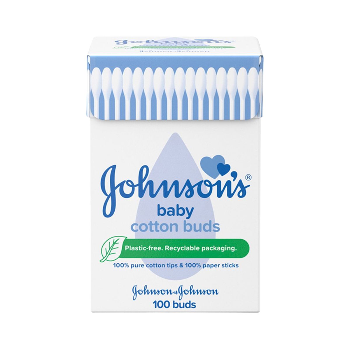 ბამბიანი ჩხირები 100 ცალი 0460 ჯონსონს ბეიბი - Johnsons baby