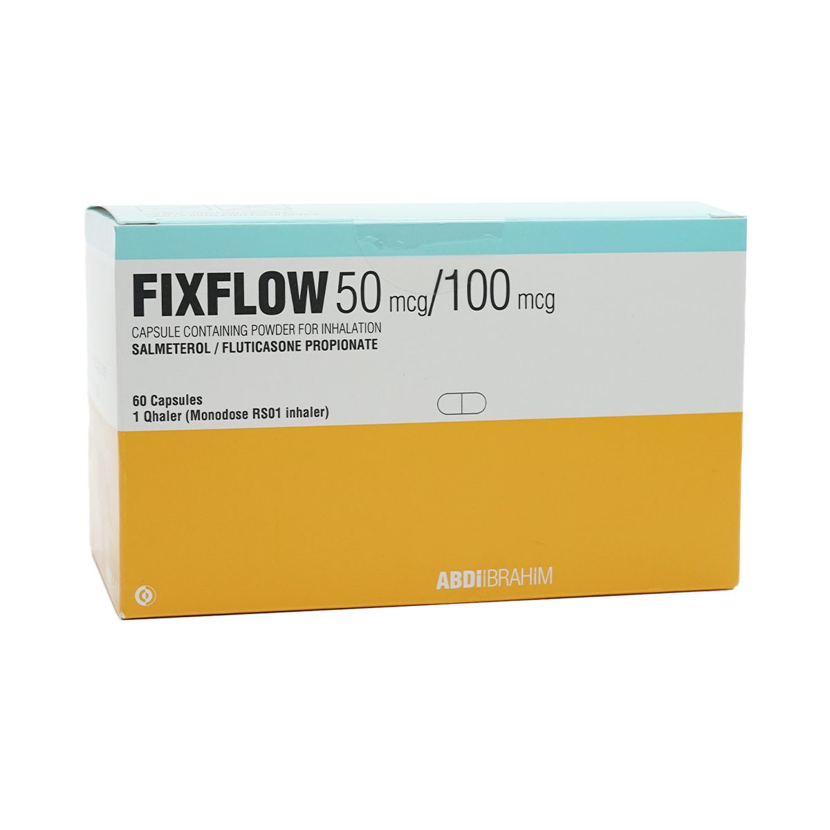 ფიქსფლოუ - Fixflow 50/100მკ 60 საინჰალაციო კაფსულა
