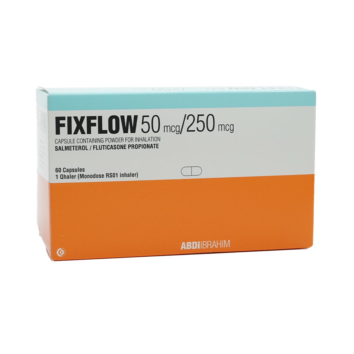 ფიქსფლოუ - Fixflow 50/250მკ 60 საინჰალაციო კაფსულა