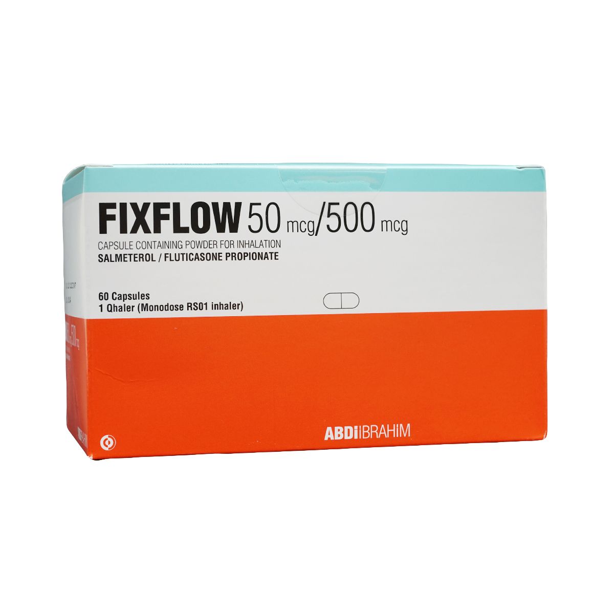 ფიქსფლოუ - Fixflow 50/500მკ 60 საინჰალაციო კაფსულა