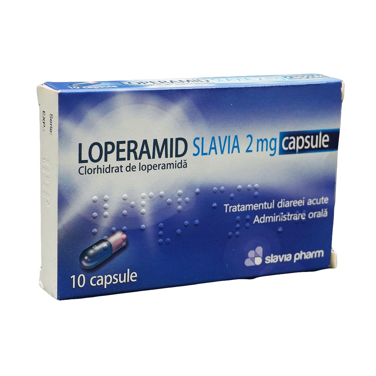 ლოპერამიდი სლავია - Loperamid Slavia 2მგ 10 კაფსულა