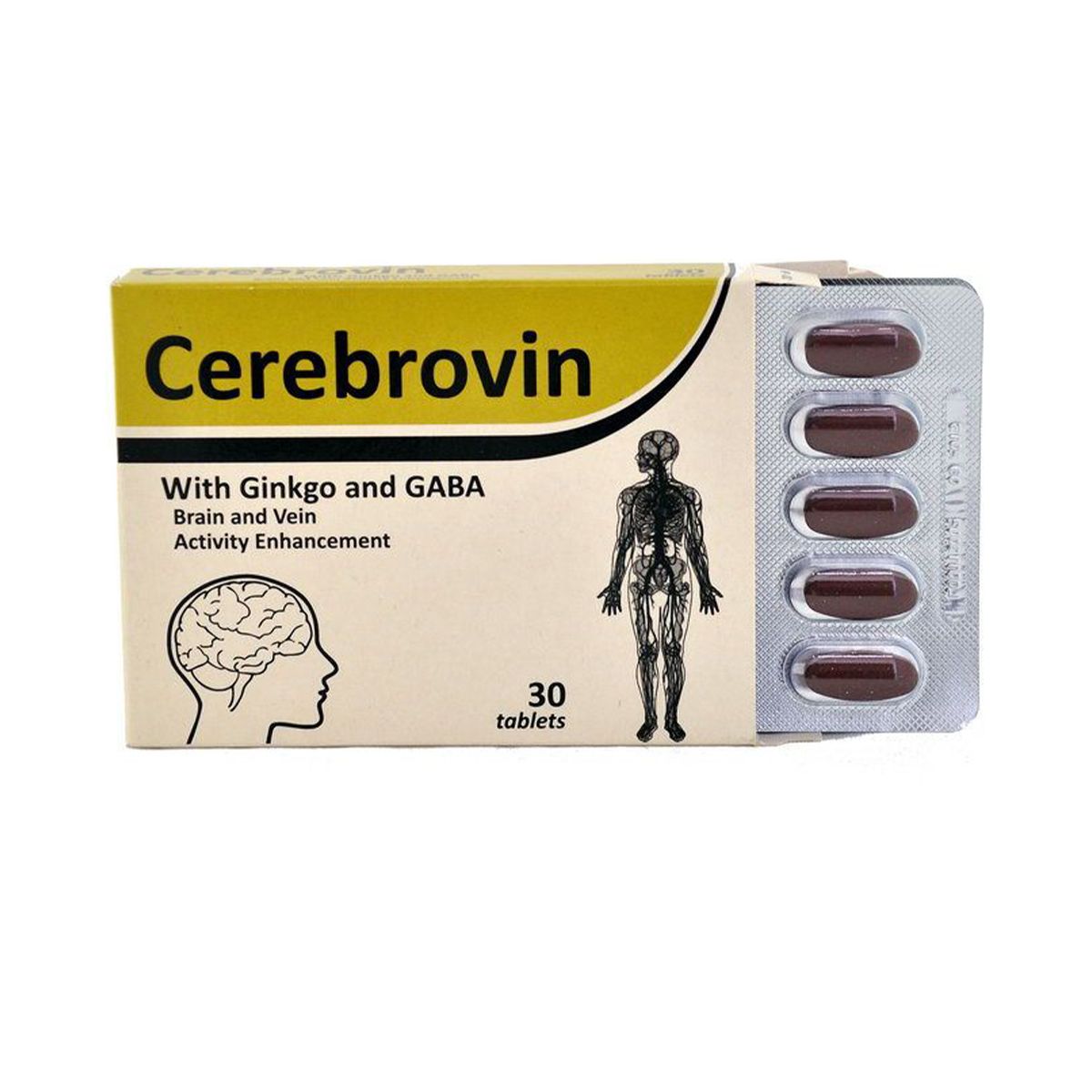 ცერებროვინი - Cerebrovin 30 ტაბლეტი