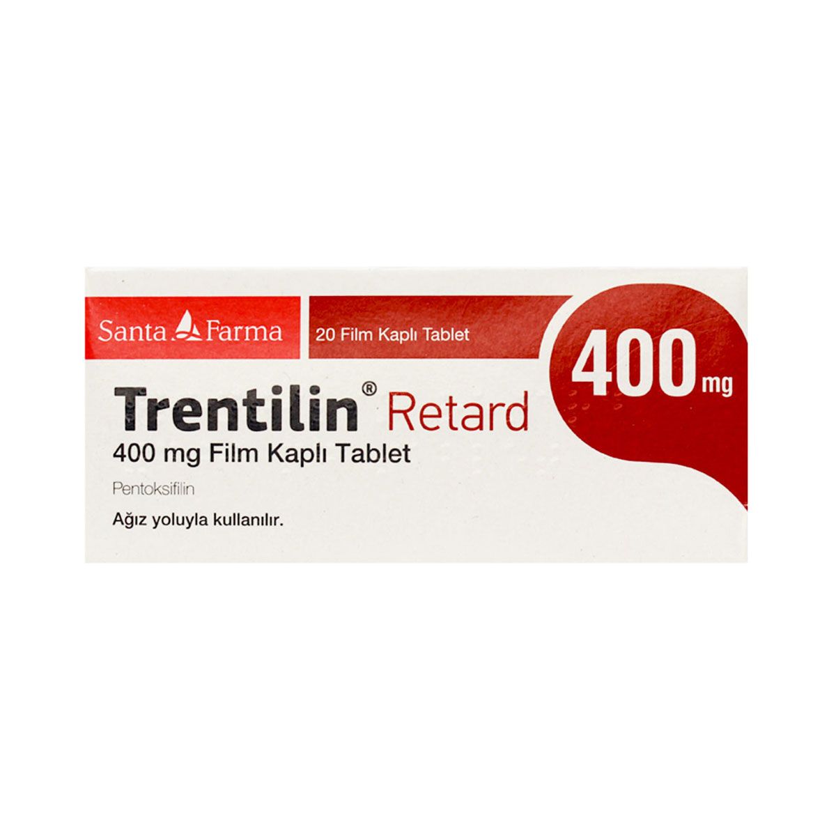 ტრენტილინი - Trentilin რეტარდი 400მგ 20 ტაბლეტი