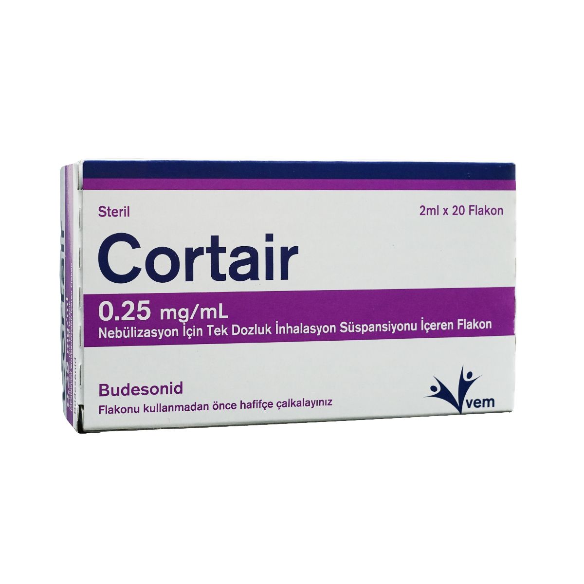 კორტაირი - Cortair 0.25მგ 20 საინჰალაციო ფლაკონი