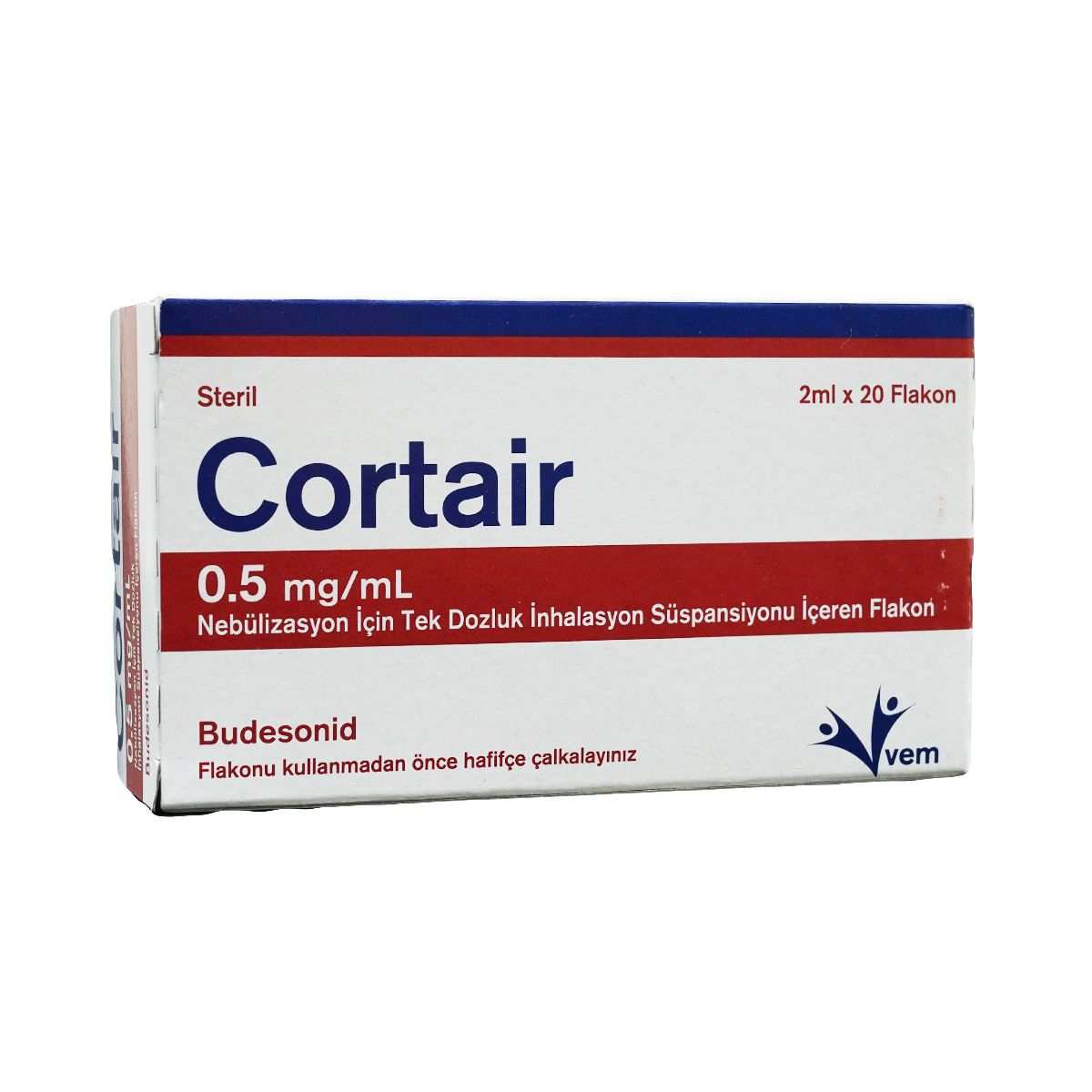 კორტაირი - Cortair 0.5მგ 20 საინჰალაციო ფლაკონი