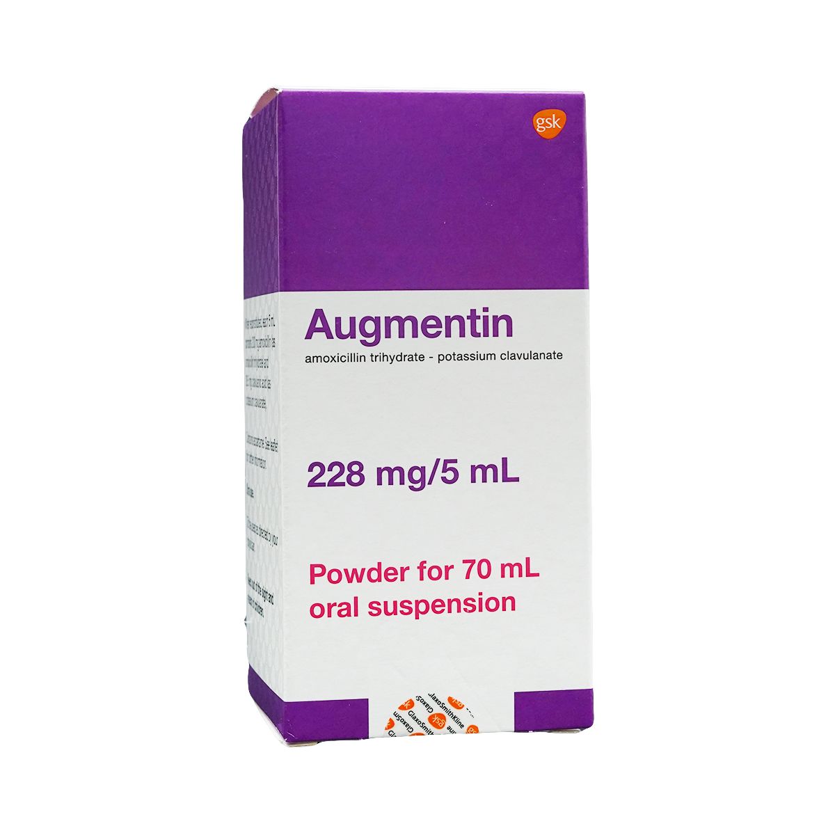აუგმენტინი - Augmentin 228მგ/70მლ სუსპენზია