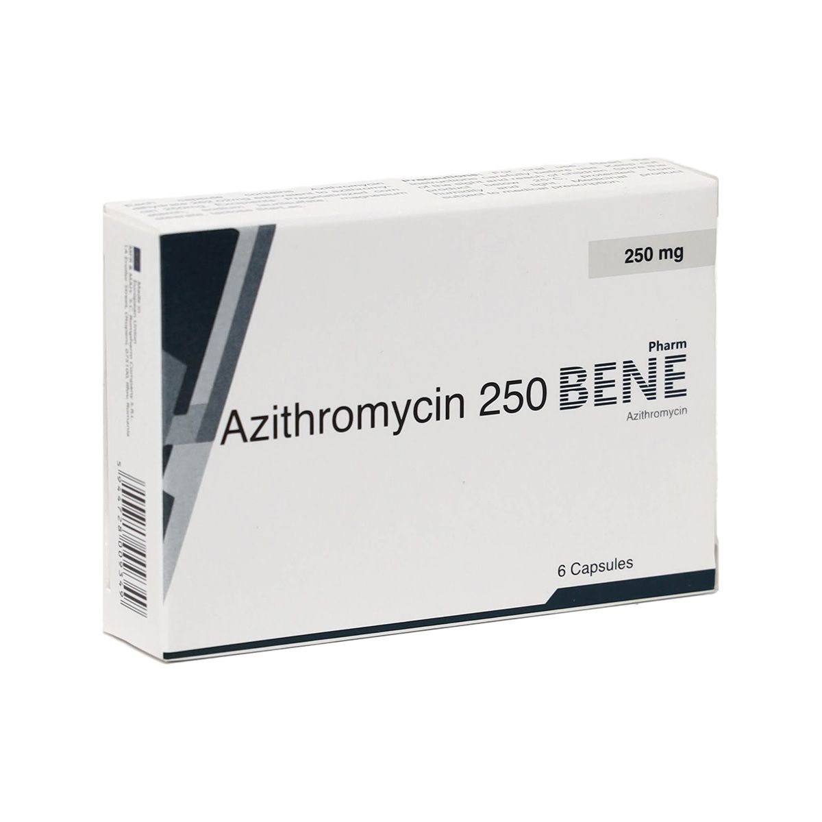 აზითრომიცინი ბენეფარმი - Azithromycin BENE Pharm 250მგ 6 კაფსულა