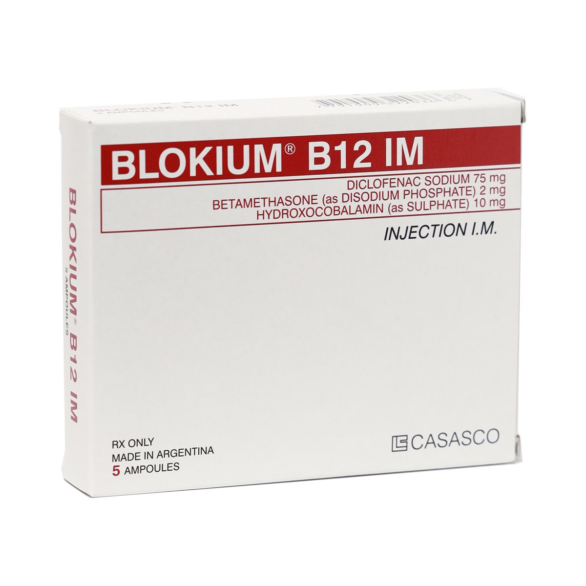 ბლოკიუმ B12 IM - Blokium B12 IM 5 ამპულა