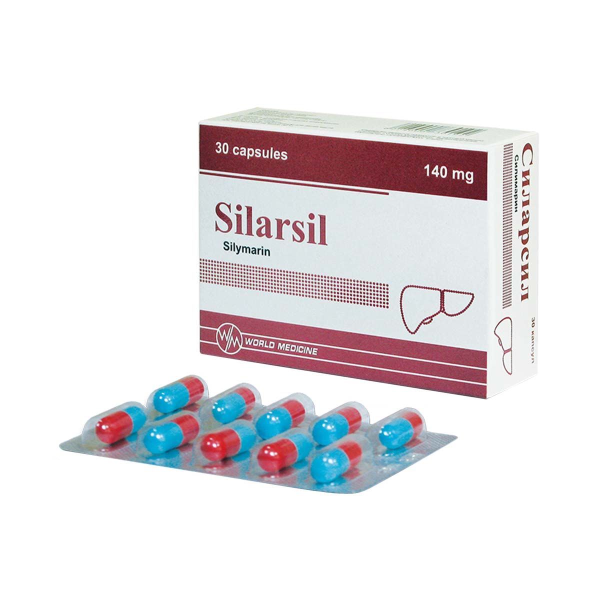 სილარსილი - Silarsil 140მგ 30 კაფსულა