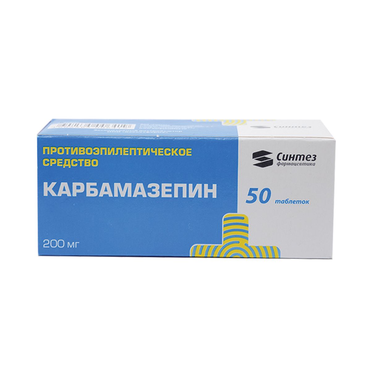 კარბამაზეპინი - Carbamazepin 200მგ 50 ტაბლეტი