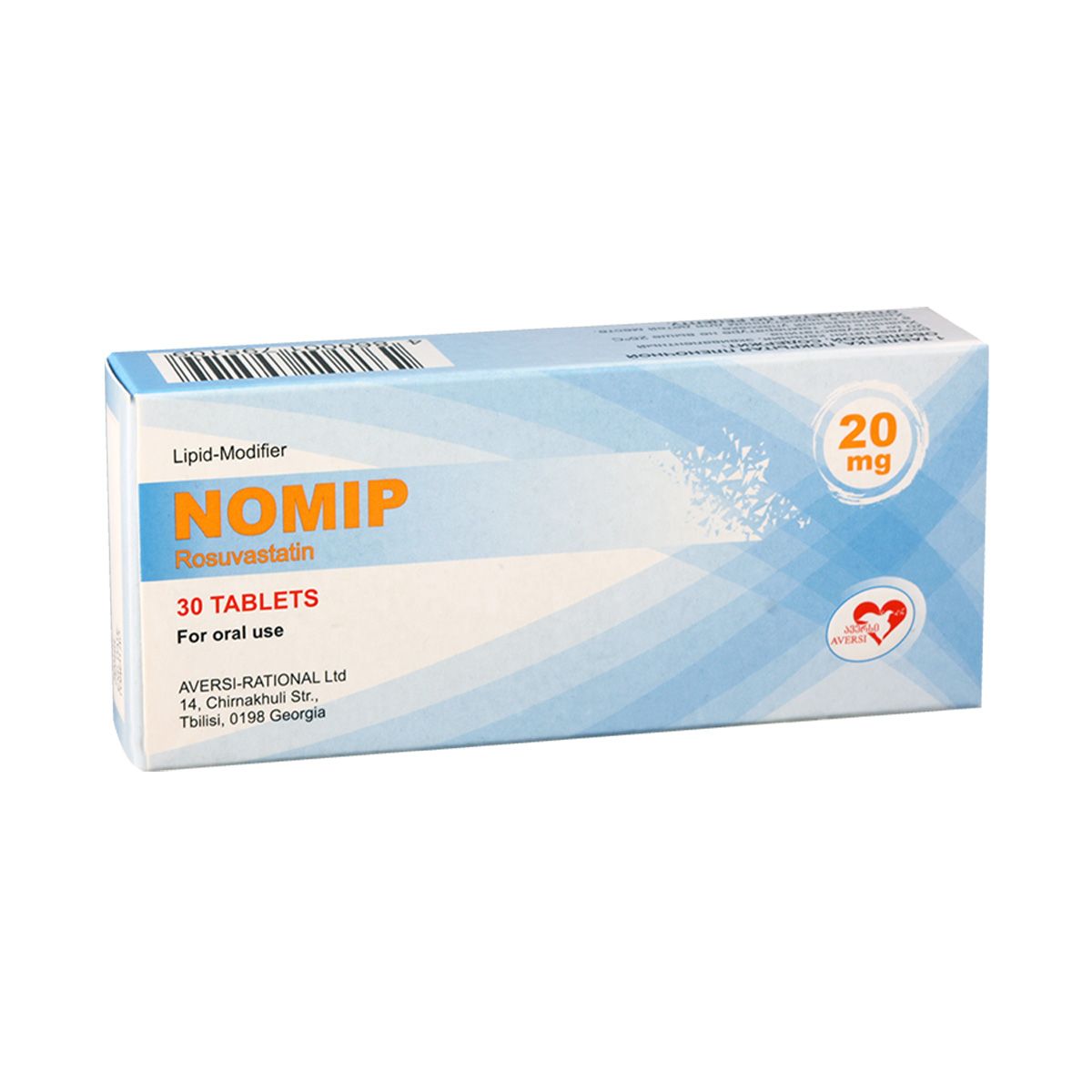 ნომიპი - Nomip 20მგ 30 ტაბლეტი