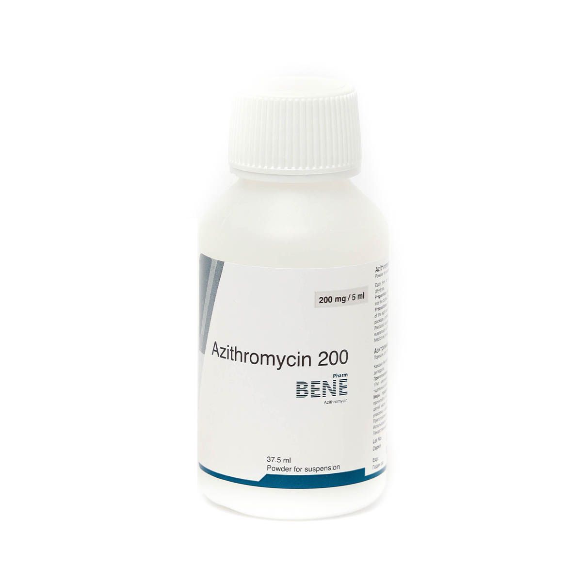აზითრომიცინი - Azithromycin 200მგ/5მლ 37.5მლ სუსპენზია