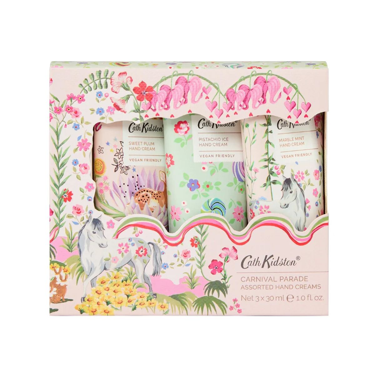 ხელის კრემი 30მლ 3 ცალი Cath Kidston 4723 ჰესკოტი და აივორი - Heathcote & Ivory