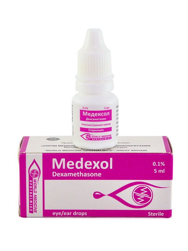 მედექსოლი - Medexol თვალის და ყურის წვეთები 0.1% 5მლ