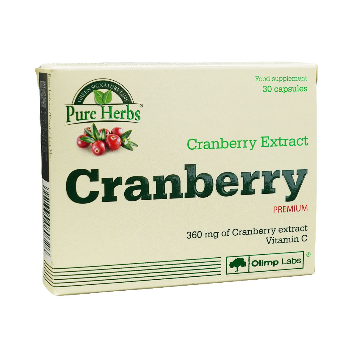 ქრანბერი - Cranberry პრემიუმი 30 კაფსულა