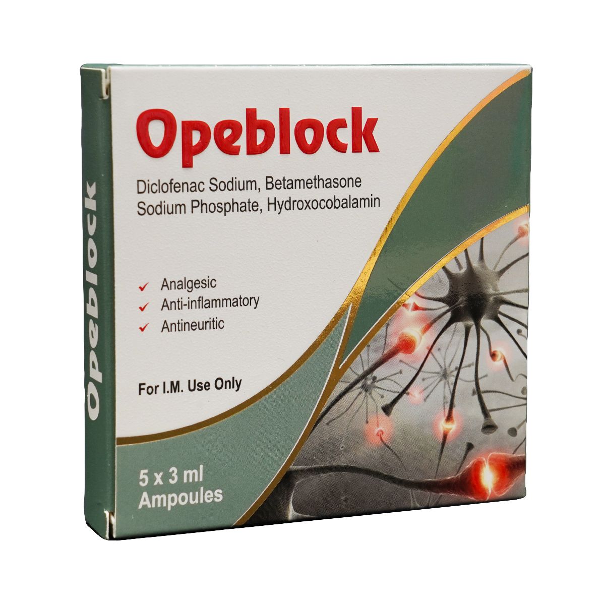 ოპებლოკი - Opeblock 3მლ 5 ამპულა