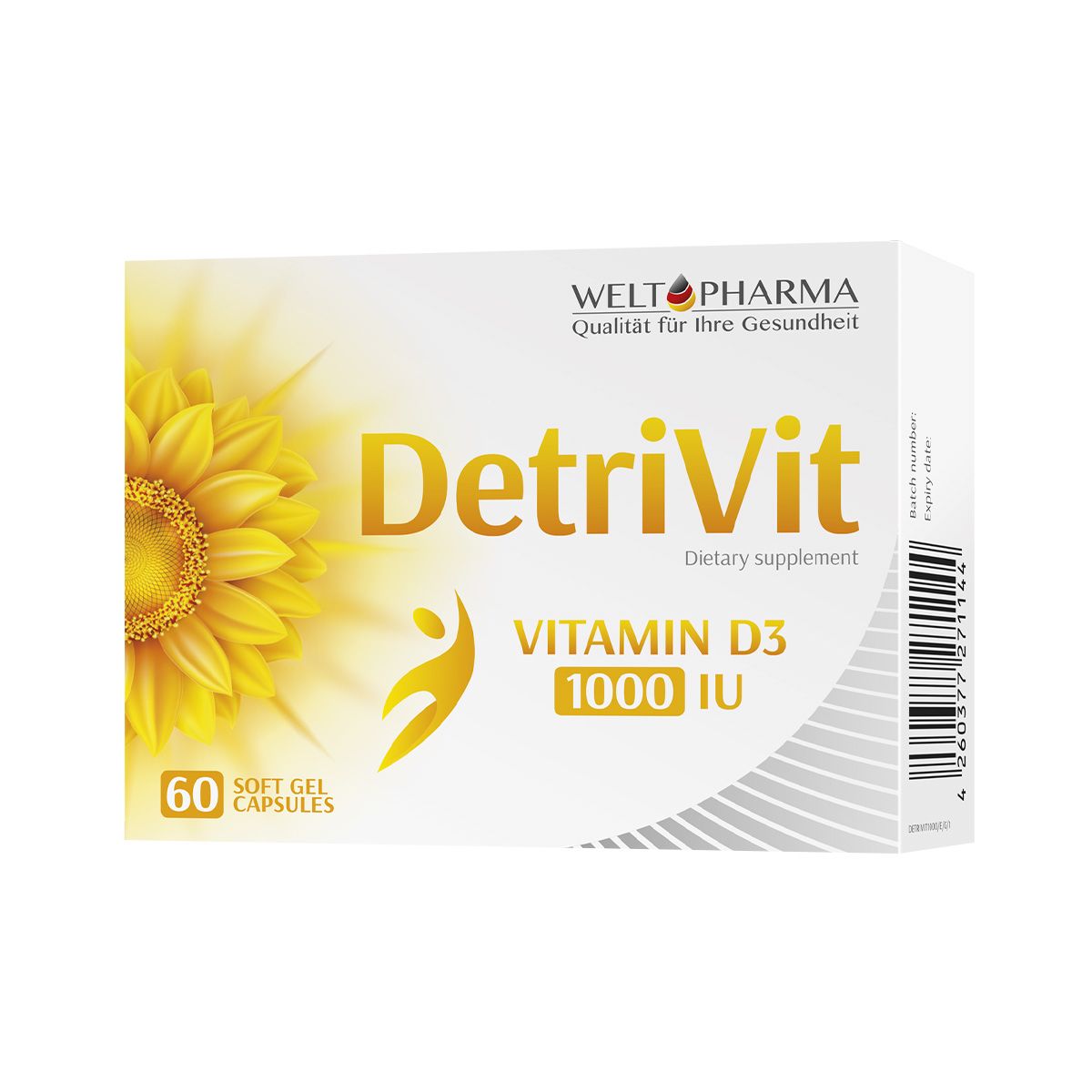დეტრივიტი - Detrivit 1000IU კაფსულა