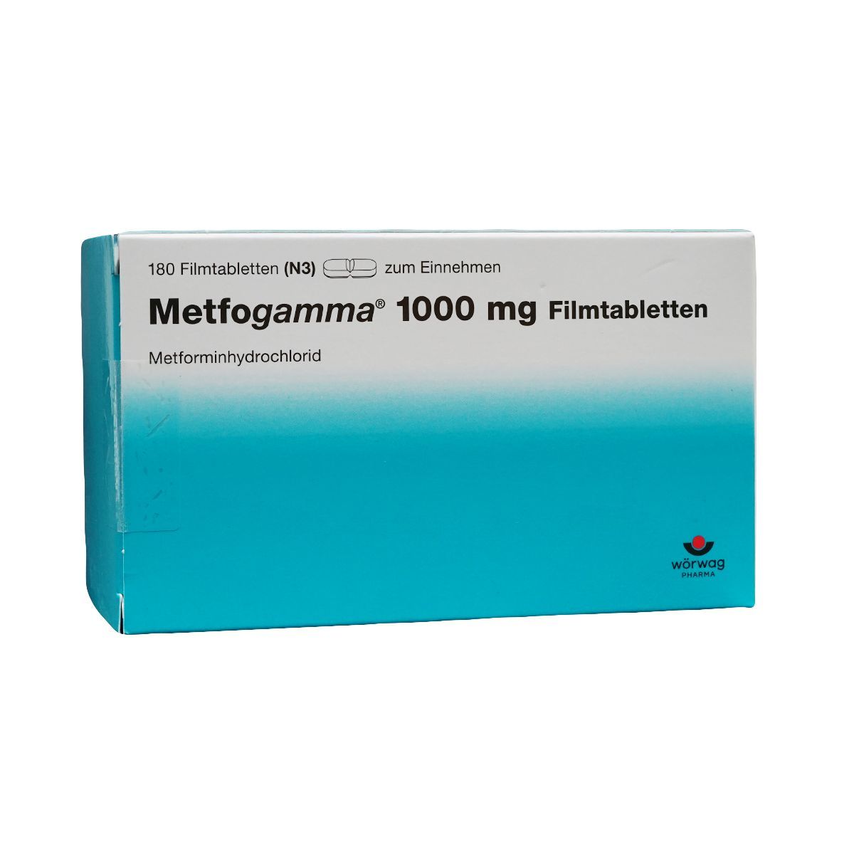 მეთფოგამა - Metfogamma 1000მგ 180 ტაბლეტი