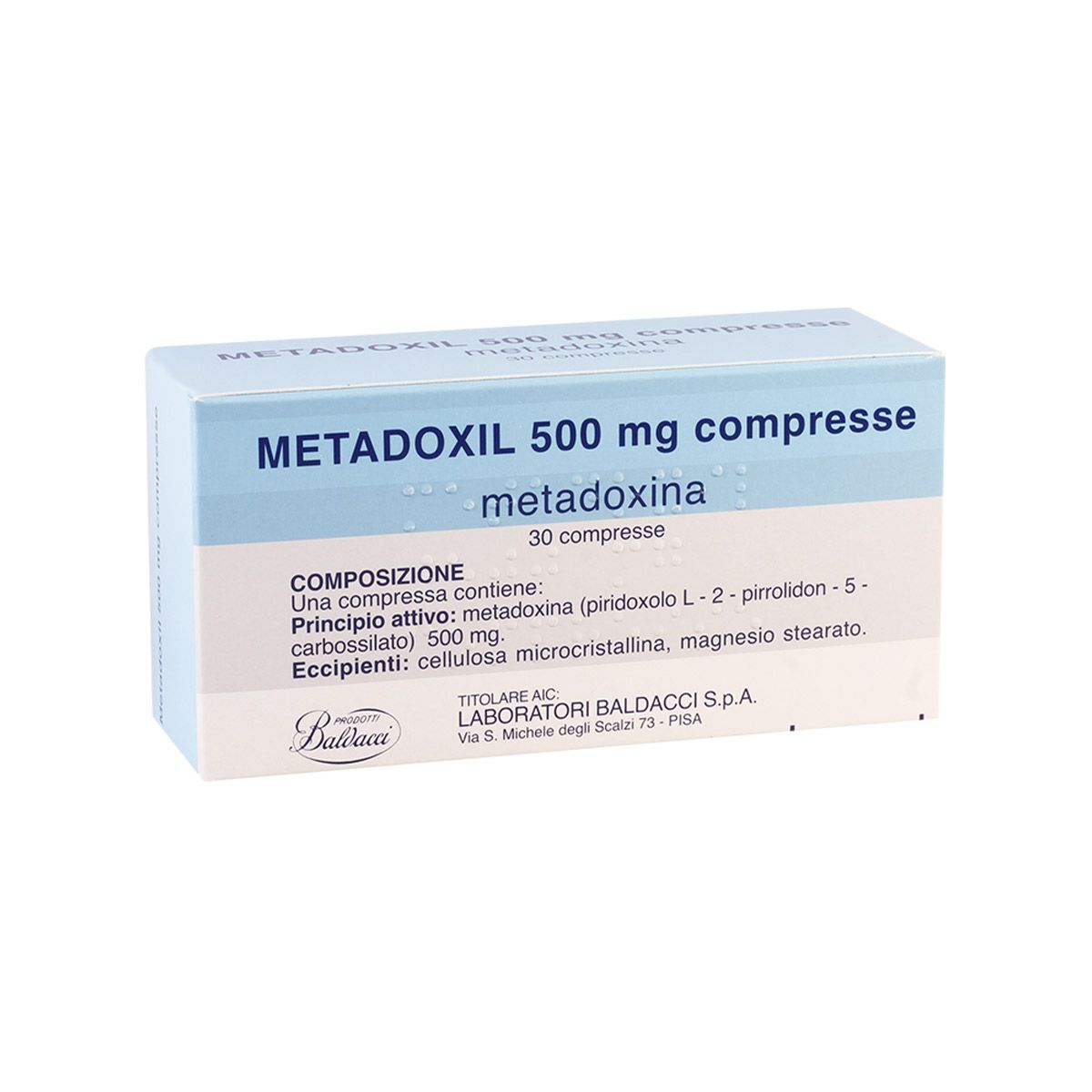 მეტადოქსილი - Metadoxil 500მგ 30 ტაბლეტი