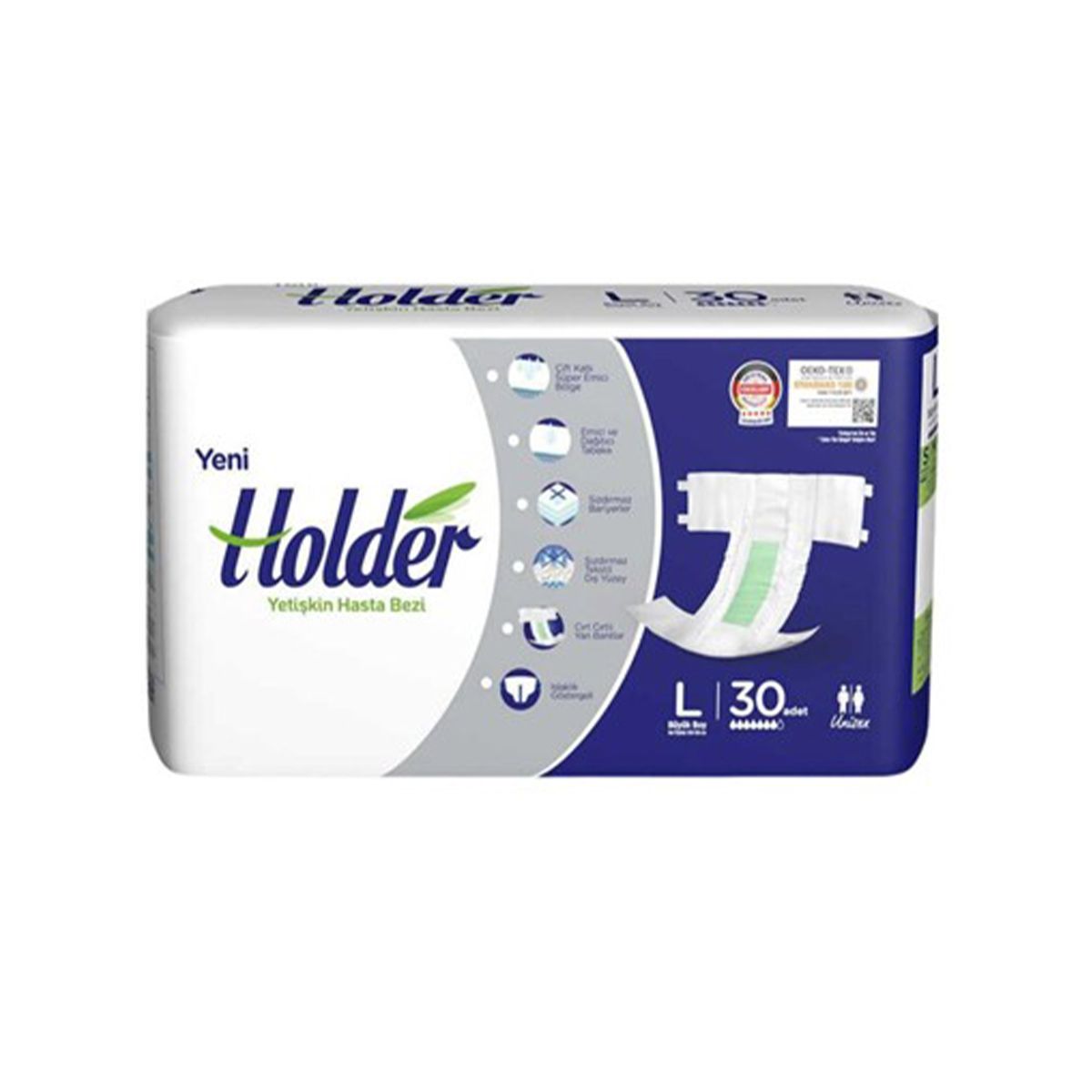 მოზრდილის საფენი ლარჯი 30 ც 4420 ჰოლდერი - Holder