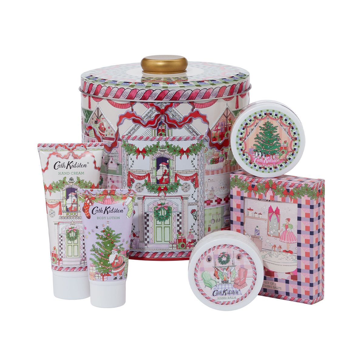საახალწლო ნაკრები მრგვალი Cath Kidston 7809 ჰესკოტი და აივორი - Heathcote & Ivory