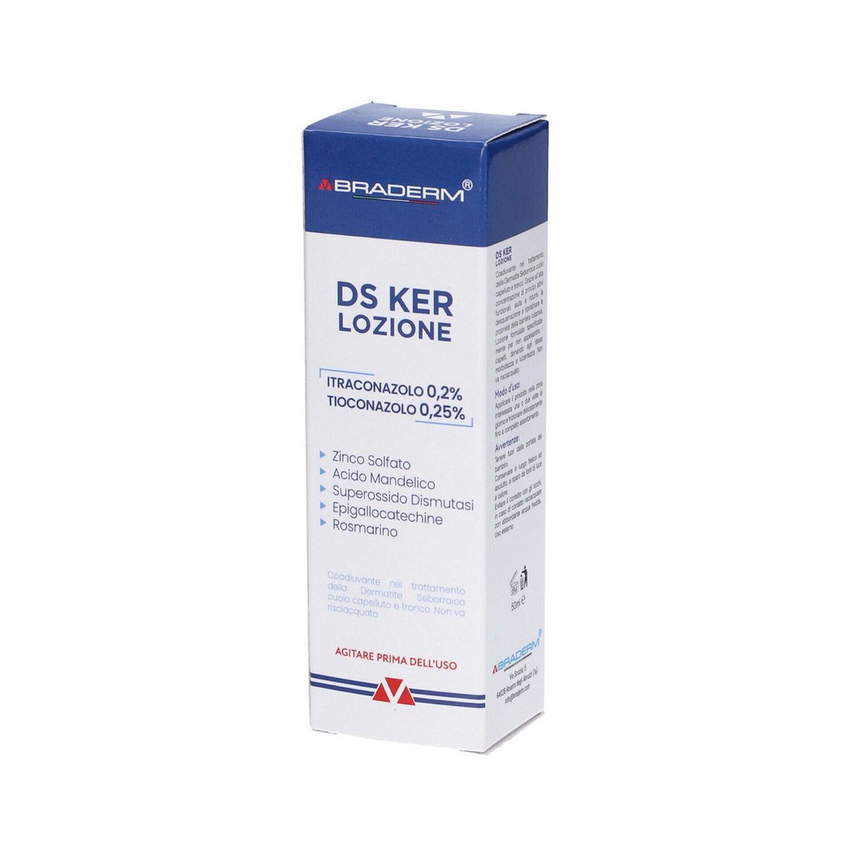 ბრადერმი - Braderm DS Ker ლოსიონი 50მლ
