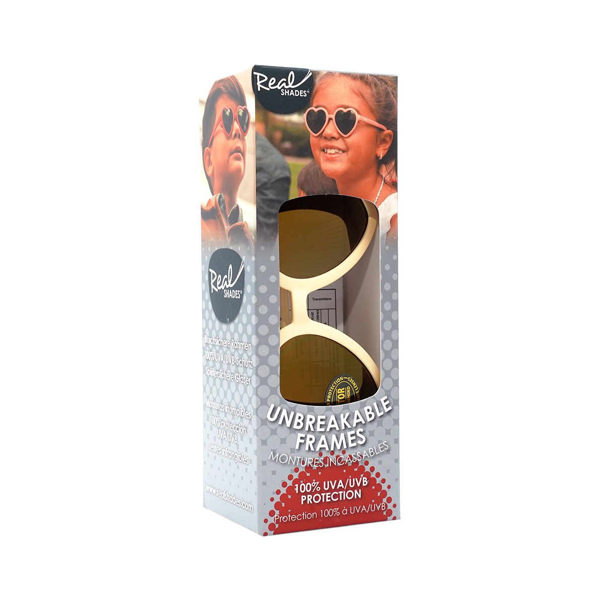 მზის სათვალე 4 წლიდან Almond 6958 რეალ შეიდს - Real Shades