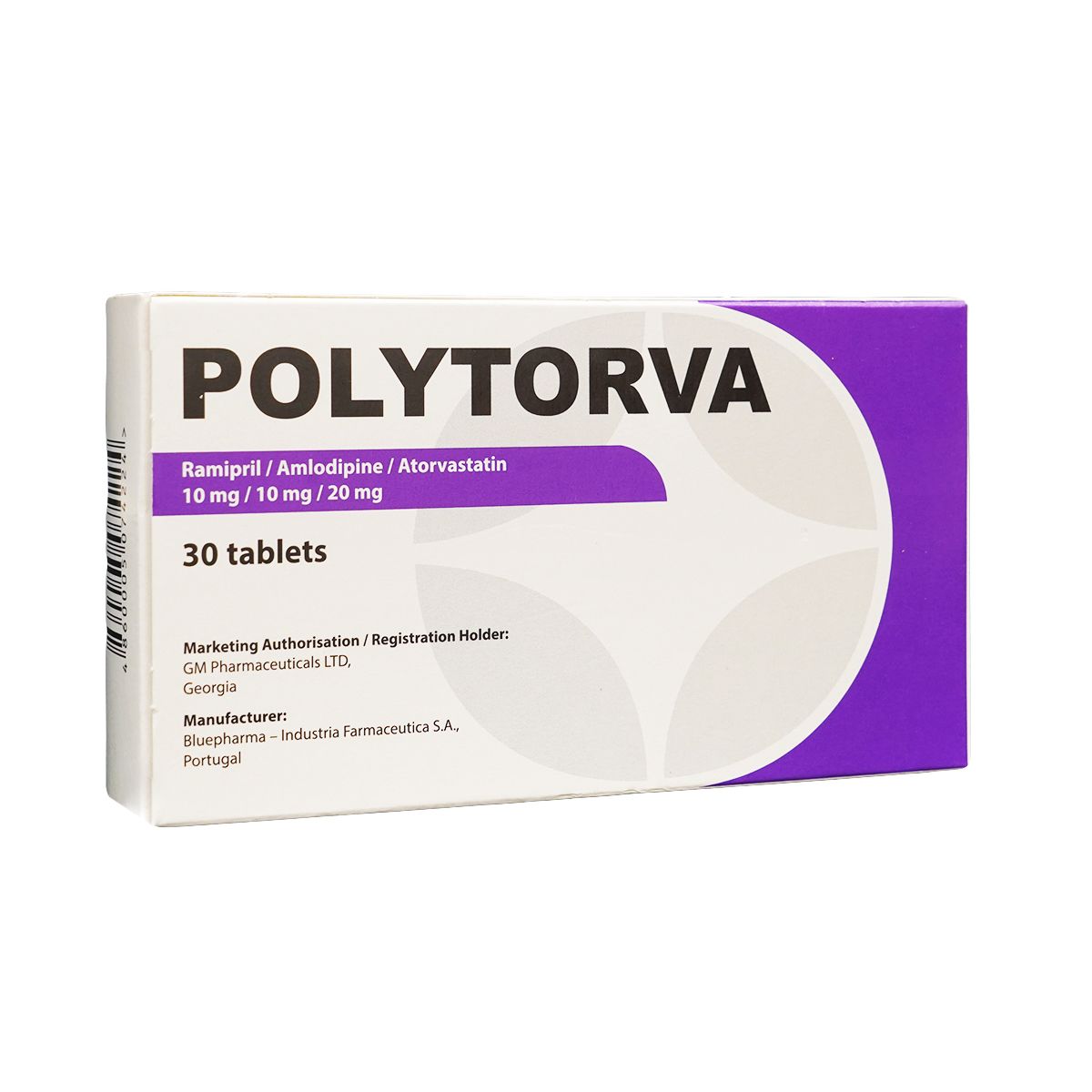 პოლიტორვა - Polytorva 10/10/20მგ 30 ტაბლეტი
