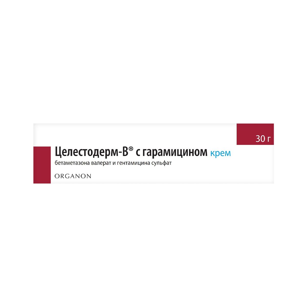 ცელესტოდერმი-V - Celestoderm V 0.1% 30გ კრემი გარამიცინით