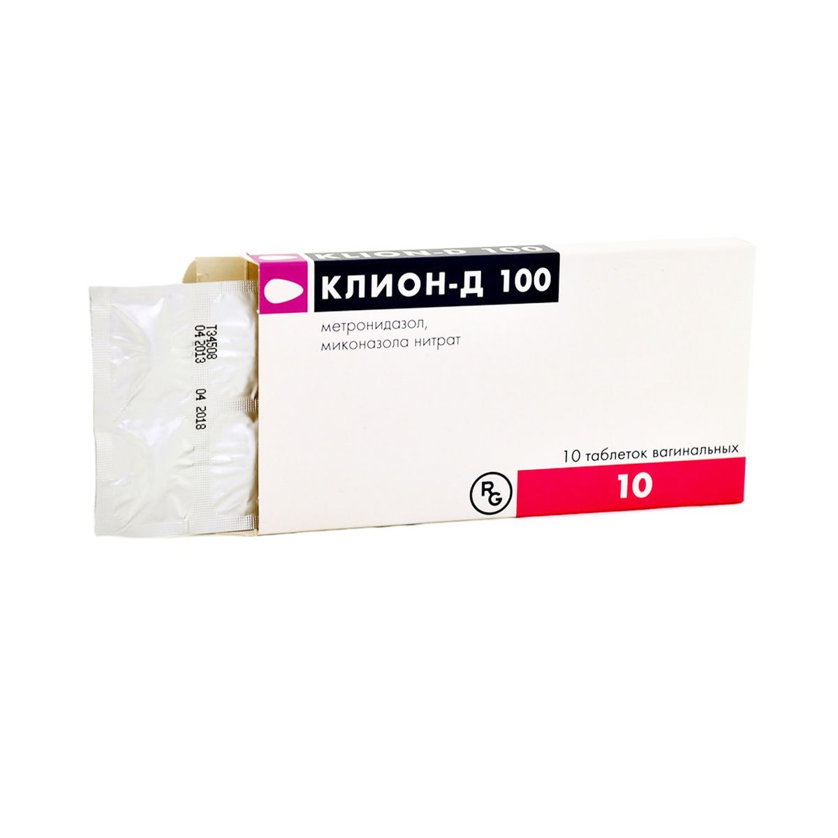 კლიონ-D - Klion D 100 100მგ 10 ვაგინალური ტაბლეტი