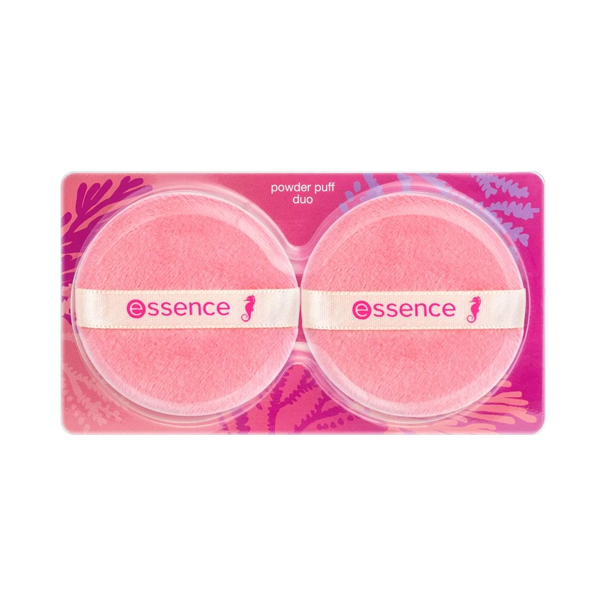 პუდრის ღრუბელი Coral Puff Duo 01 6073 ესენსი - Essence