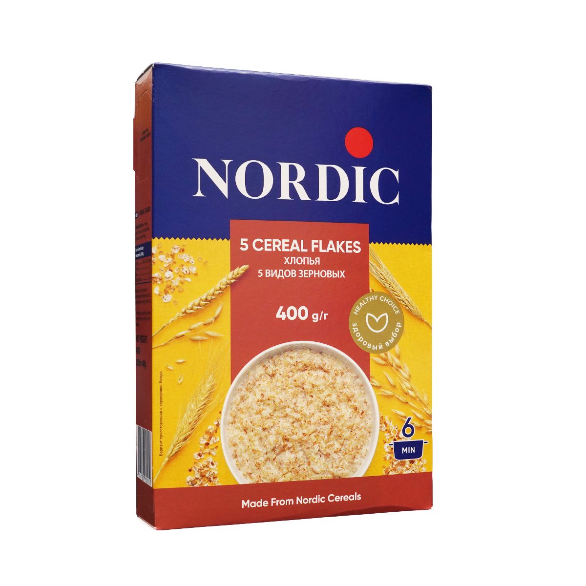 ფაფა 5 სახეობის მარცვლეული 400გ 0050 ნორდიკი - Nordic