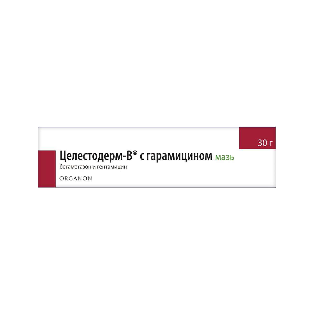 ცელესტოდერმი - Celestoderm V 0.1% მალამო გარამიცინით 30გ