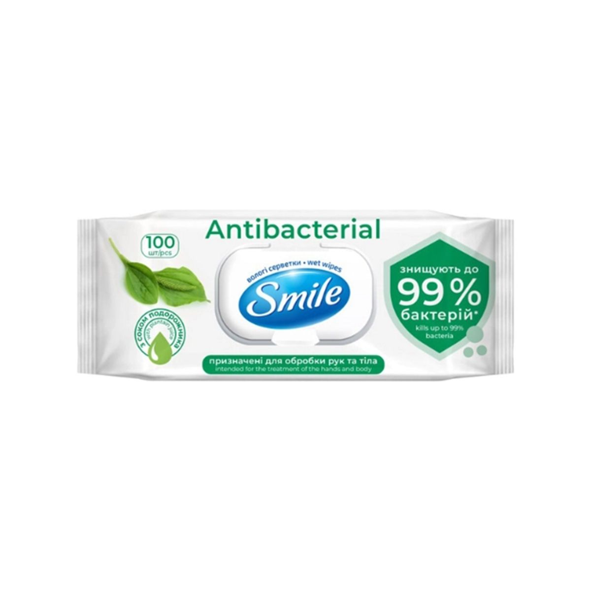 სხველი ხელსახოცი 100 ცალი 6466 სმაილი - Smile