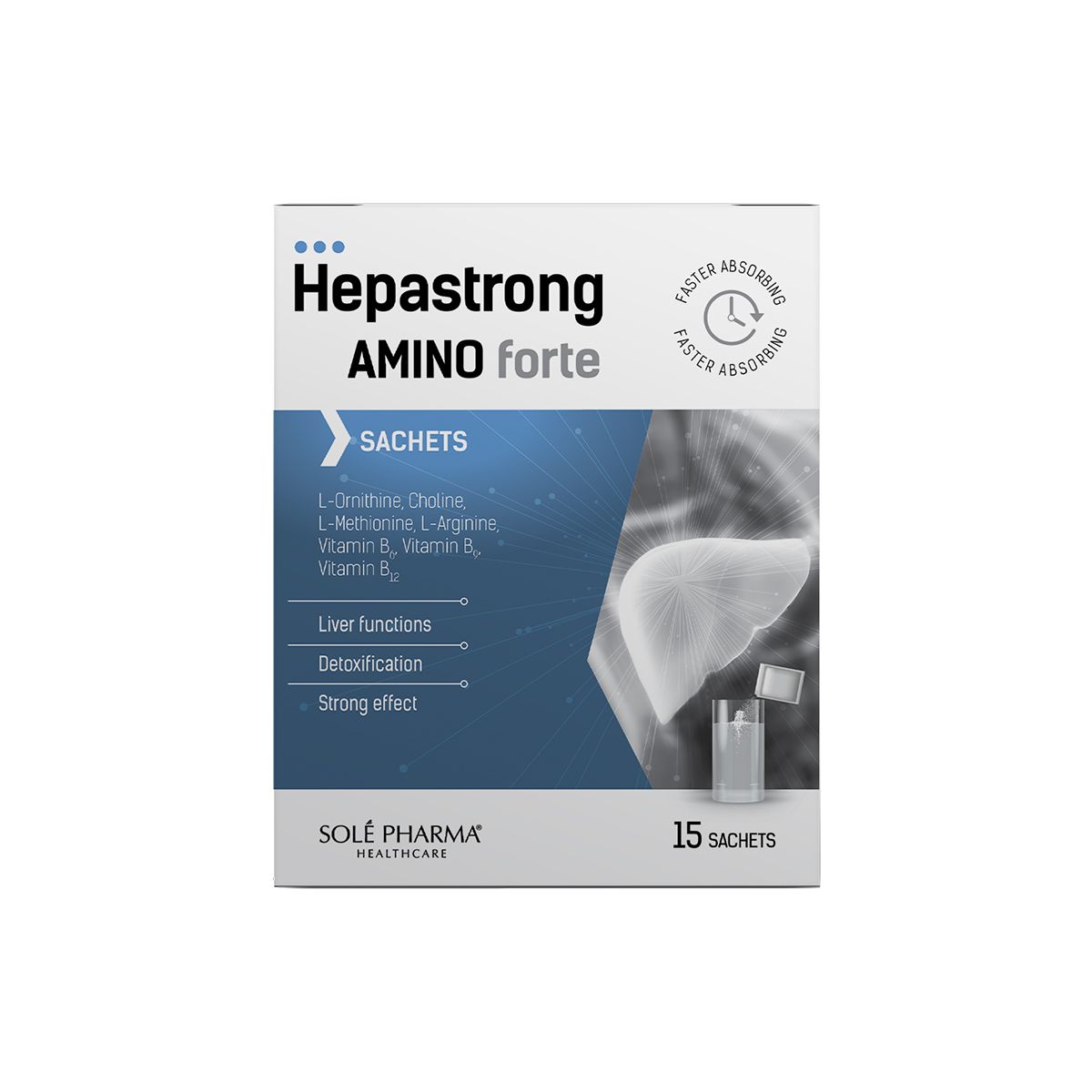 ჰეპასტრონგ - Hepastrong ამინო ფორტე საშუალო 15 ცალი