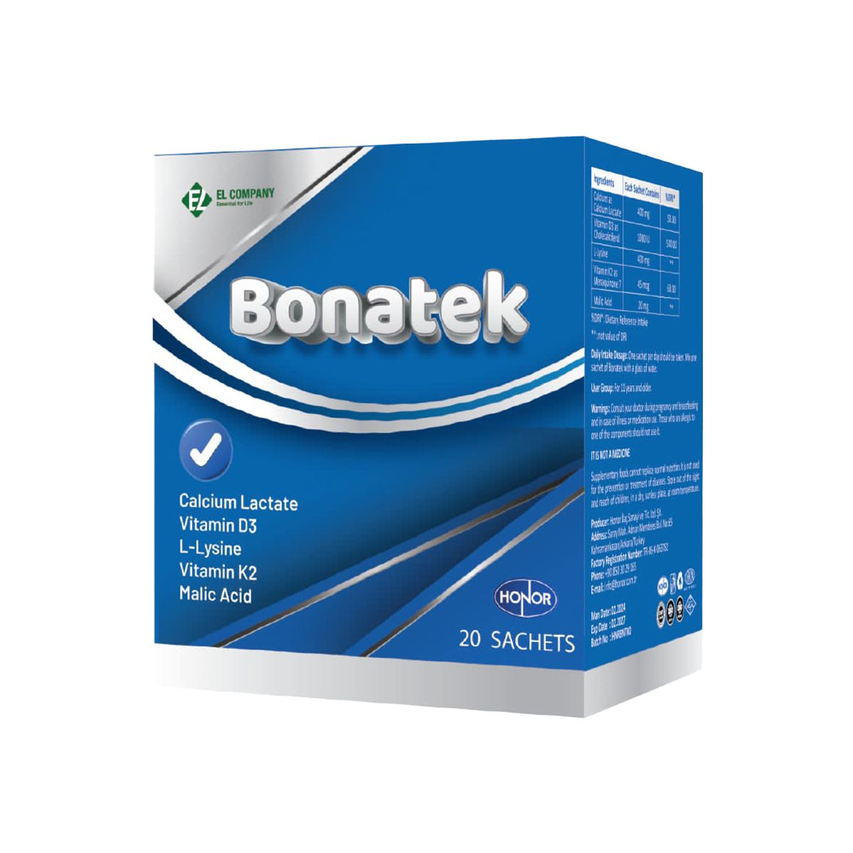 ბონატეკი - Bonatek 20 პაკეტი
