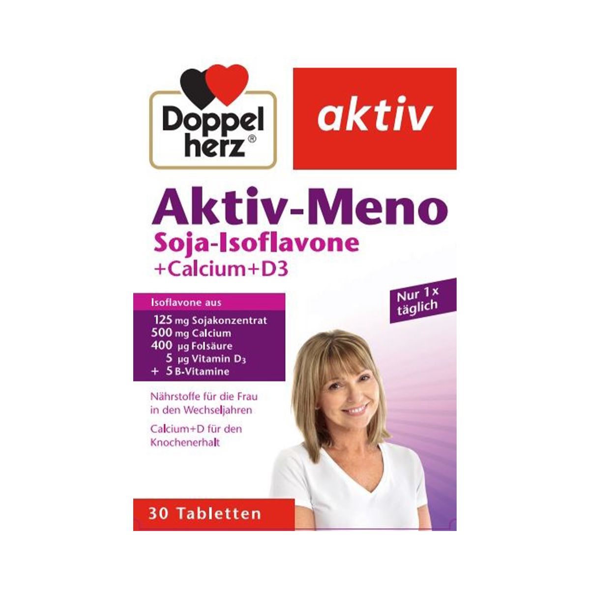 დოპელჰერცი აქტივი - Doppelherz Aktiv აქტივ-მენო 30 ტაბლეტი