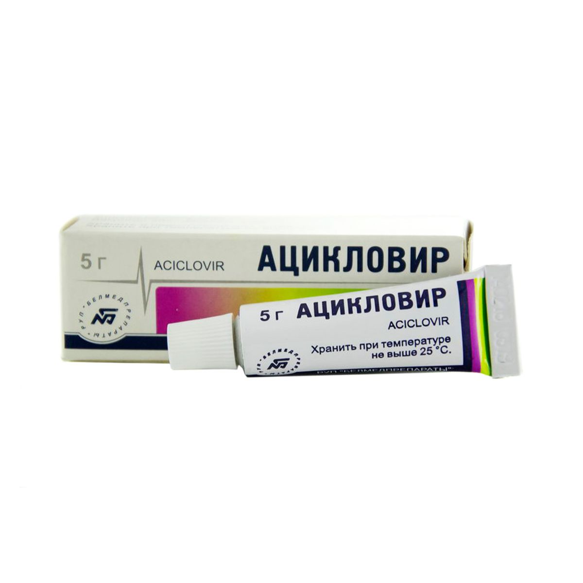 აციკლოვირი - ACYCLOVIR 5% 5გ მალამო