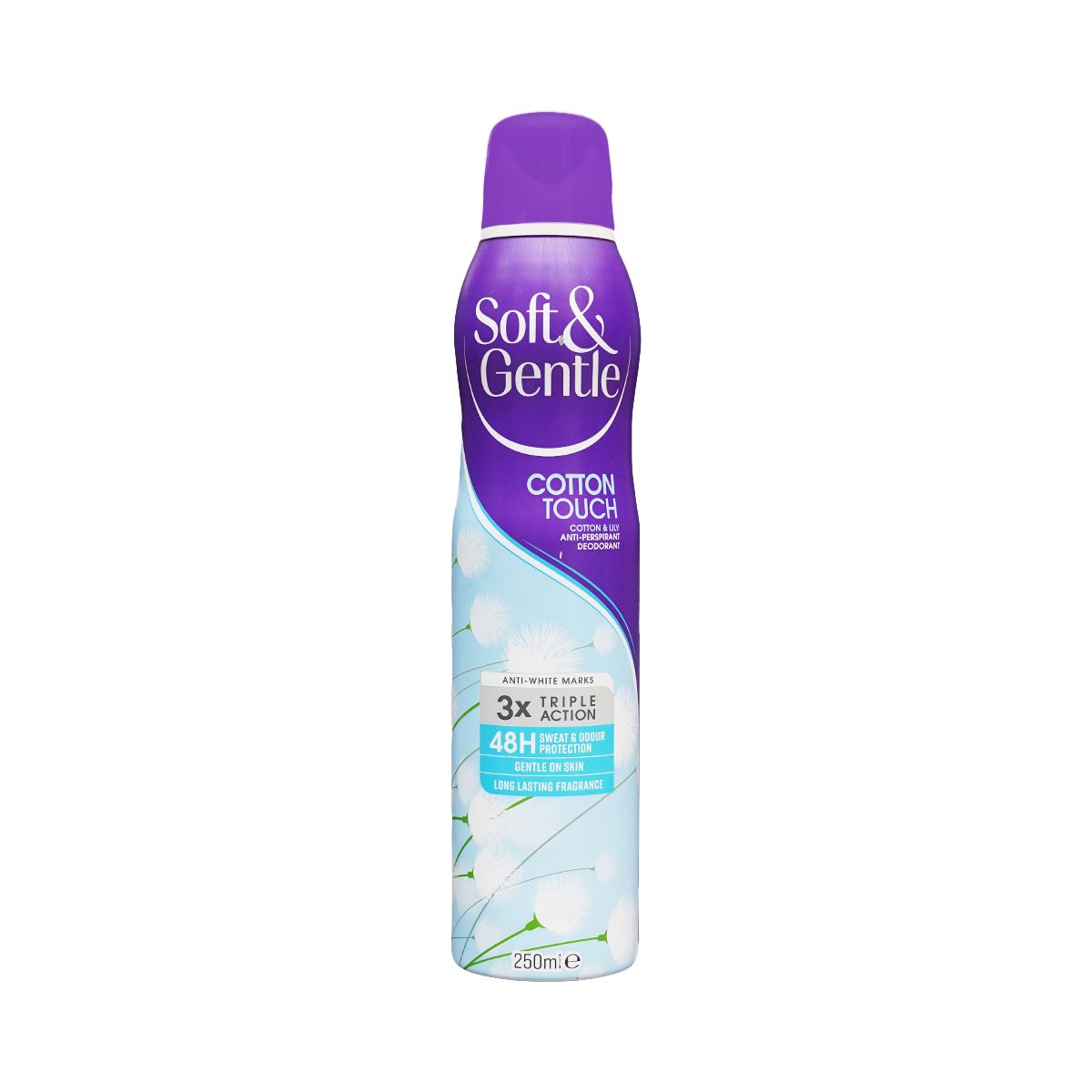 დეოდორანტი სპრეი Cotton 250 მლ 1001 სოფთ ენდ ჯენთელ - Soft and Gentle