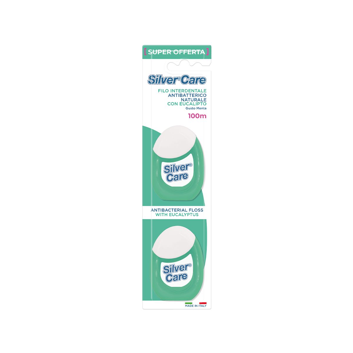 კბილის ძაფი ევკალიფტი 2 ცალი 1122 სილვერქეა - Silver care