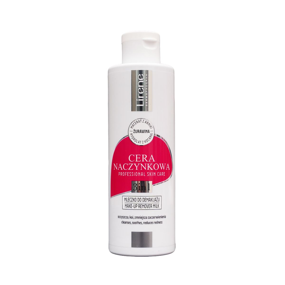 მაკიაჟის მოსაშორებელი რძე 3 In 1 7702 ლირენე - Lirene