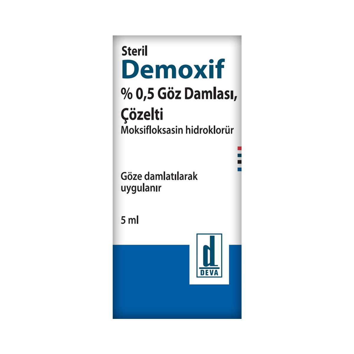 დემოქსიფი - Demoxif თვალის წვეთები 0.5% 5მლ