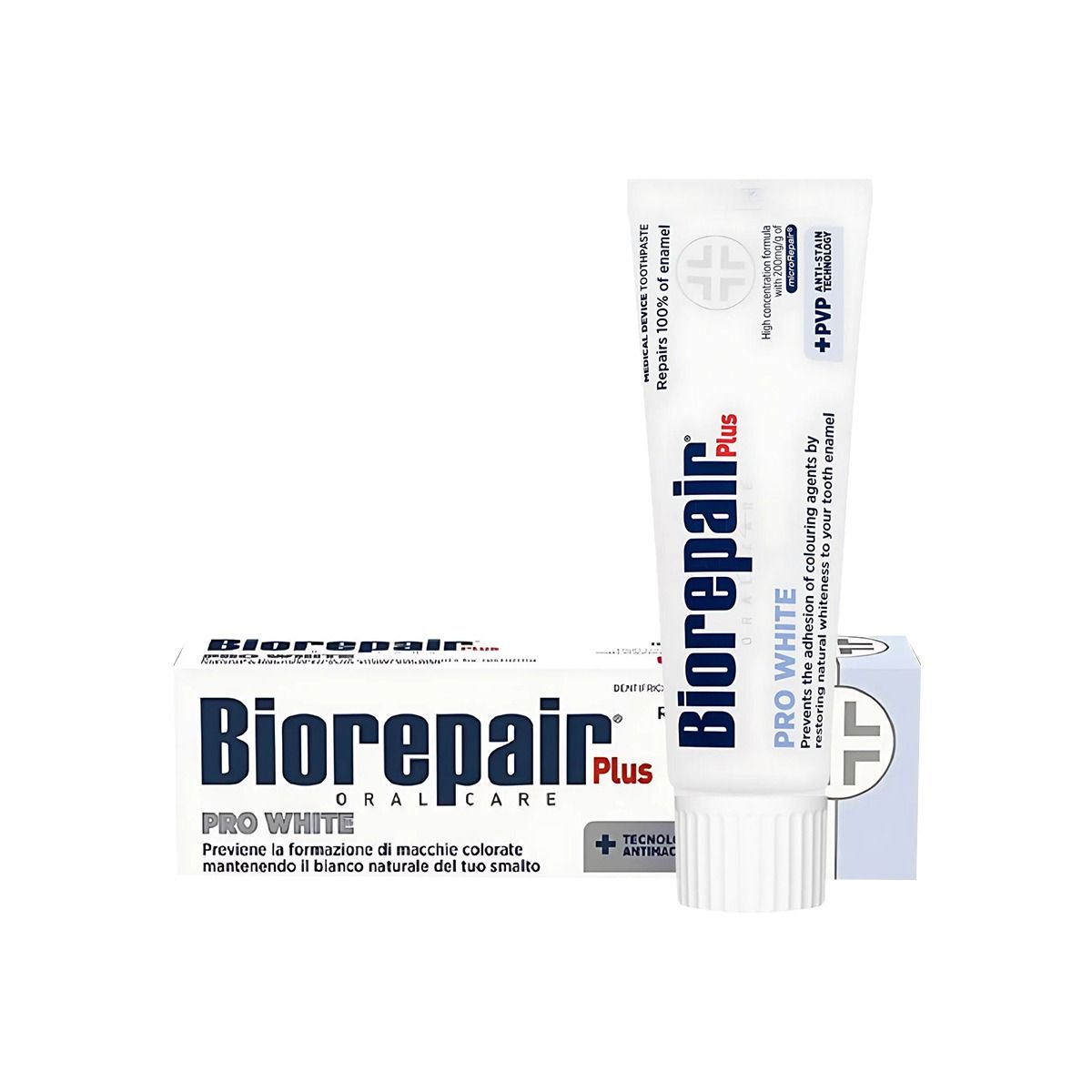 კბილის პასტა plus White Plus 75 მლ 2255 ბიორეპაირი - Biorepair