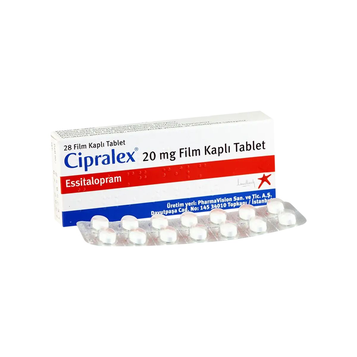 ციპრალექსი - Cipralex 20მგ 28 ტაბლეტი